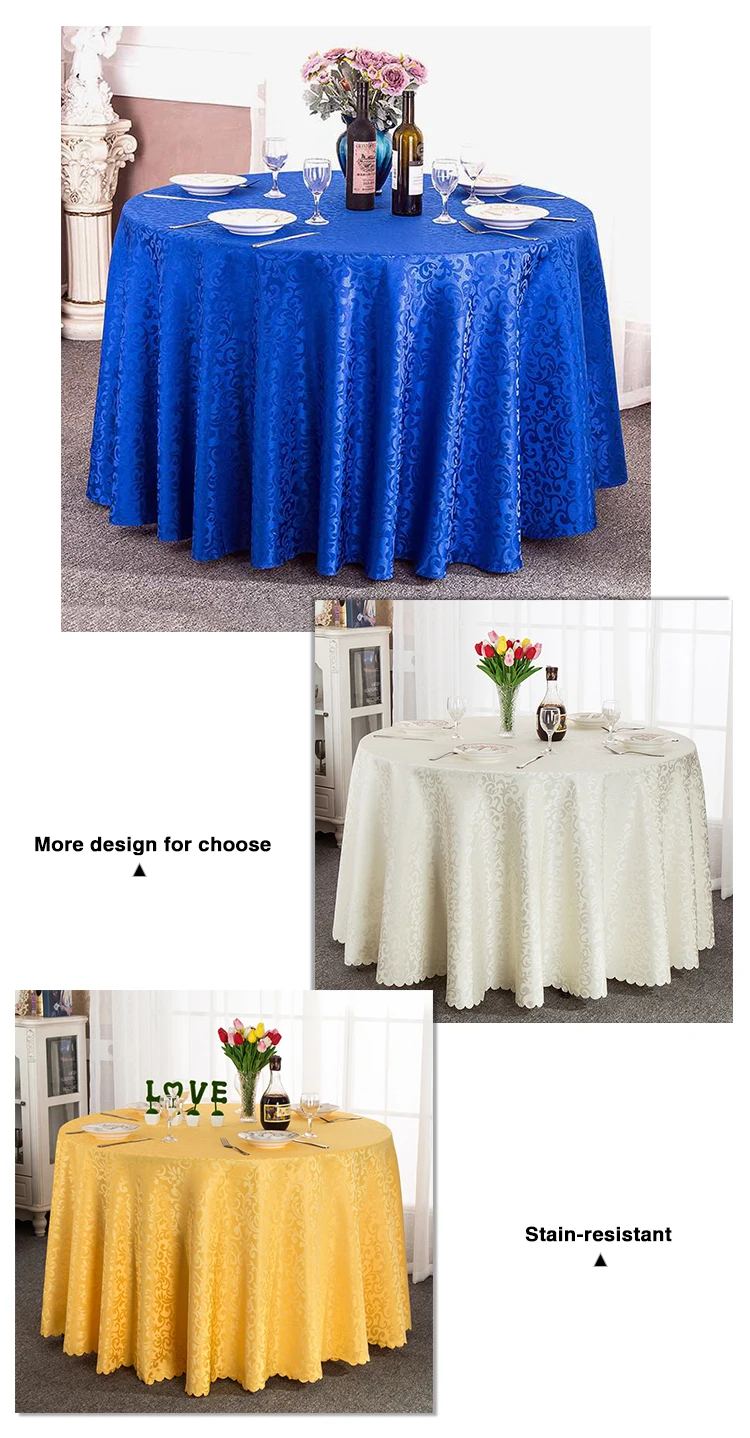 Wholesale 100 Polyester Fancy Table Cover For Restaurant/wedding Buy