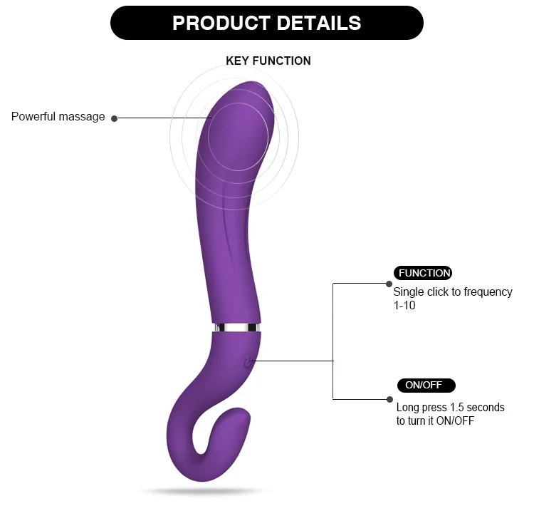 Le sexe rechargeable en gros joue la stimulation électrique vibrante personnelle femelle de mamelon de vibrateur de tache de G