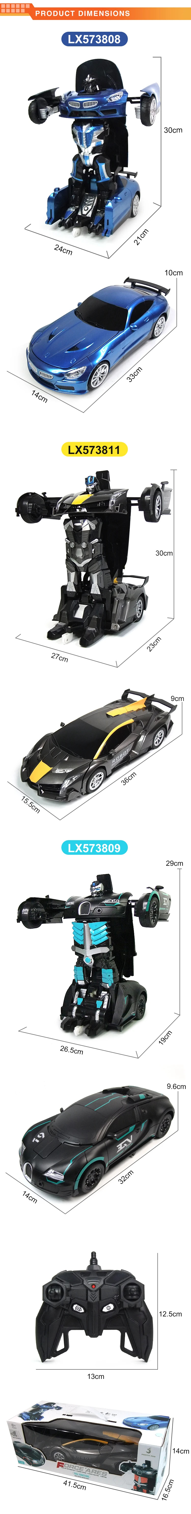 Hot sale 2 in 1 RC toys  deformation robot car for kids