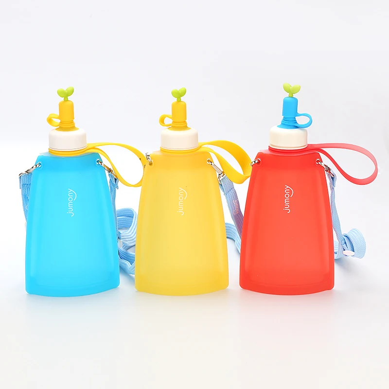 

Z050-W 2019 wholesale portable BPA free Sport Silicone Collapsible Water Bottle