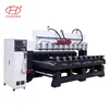 10 head statue making rotary engraving 4 axis cnc router machine for Batch Processing of Patterned Sofa Legs