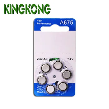 1.4v Button Cell Zinc Air Battery A675 Battery - Buy 1.4v Button Cell ...