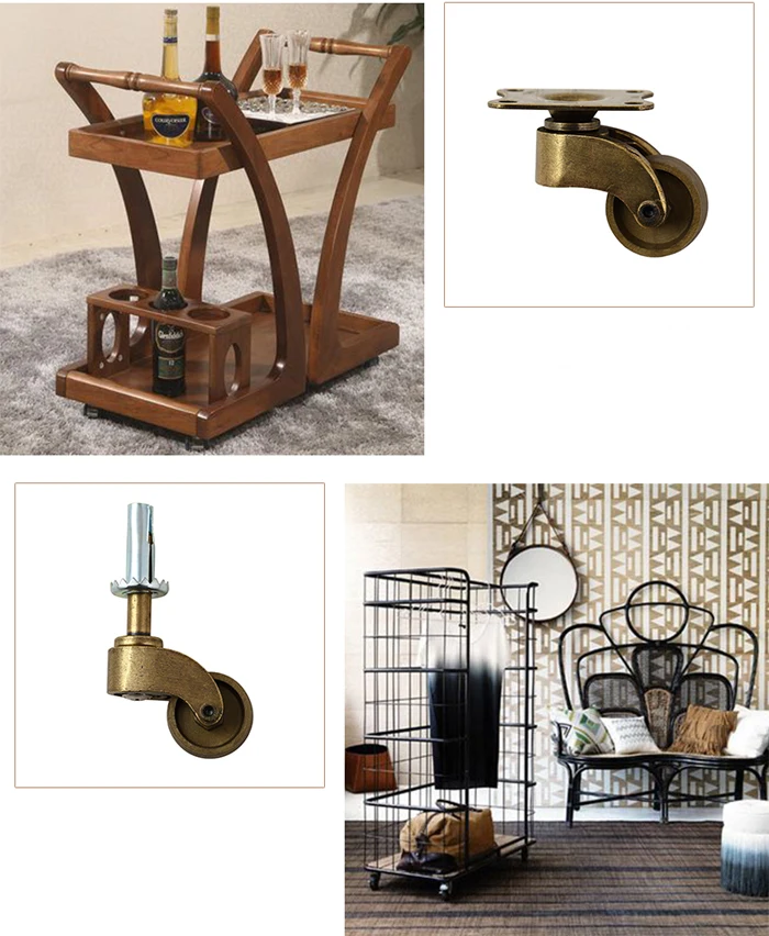 2018 Small Antique Brass Casters For Bed Vt14.115 Buy Brass Casters For Bed,Small Caster