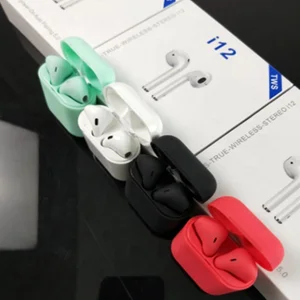 i12 TWS v5.0 Wireless Earbuds with Charging Case