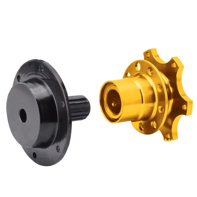 New Universal Car Steering Wheel Quick Release Hub Adapter Snap Off