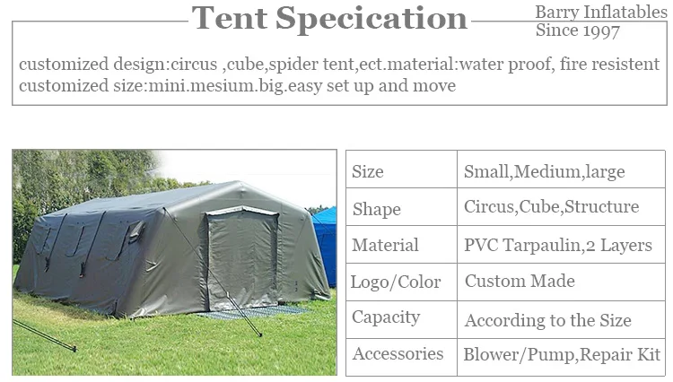 tentes militaires gonflables à vendre