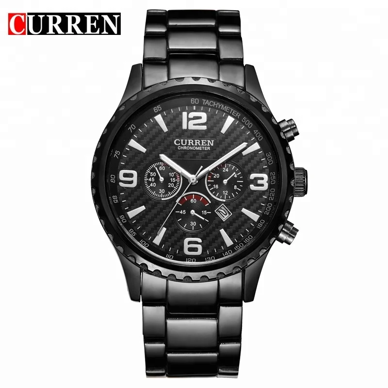 

Man Top Brand Luxury Curren 8056 Sports Watch Military Quartz-watch Waterproof Male Clock Relogio Masculino, 3 colors