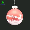 Factory direct paint red glass hanging ball ornament bulk for Christmas home decor