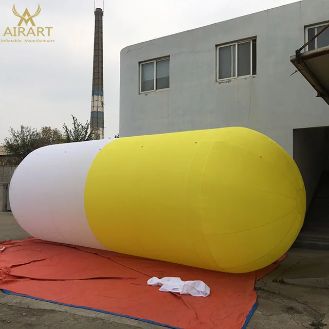 
Promotional giant inflatable pill capsules with logo for advertising 