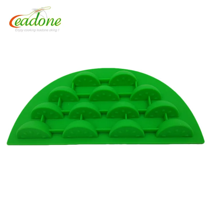 

2018 New Arrival 3D silicon ice tray lemon Ice Cube Molds