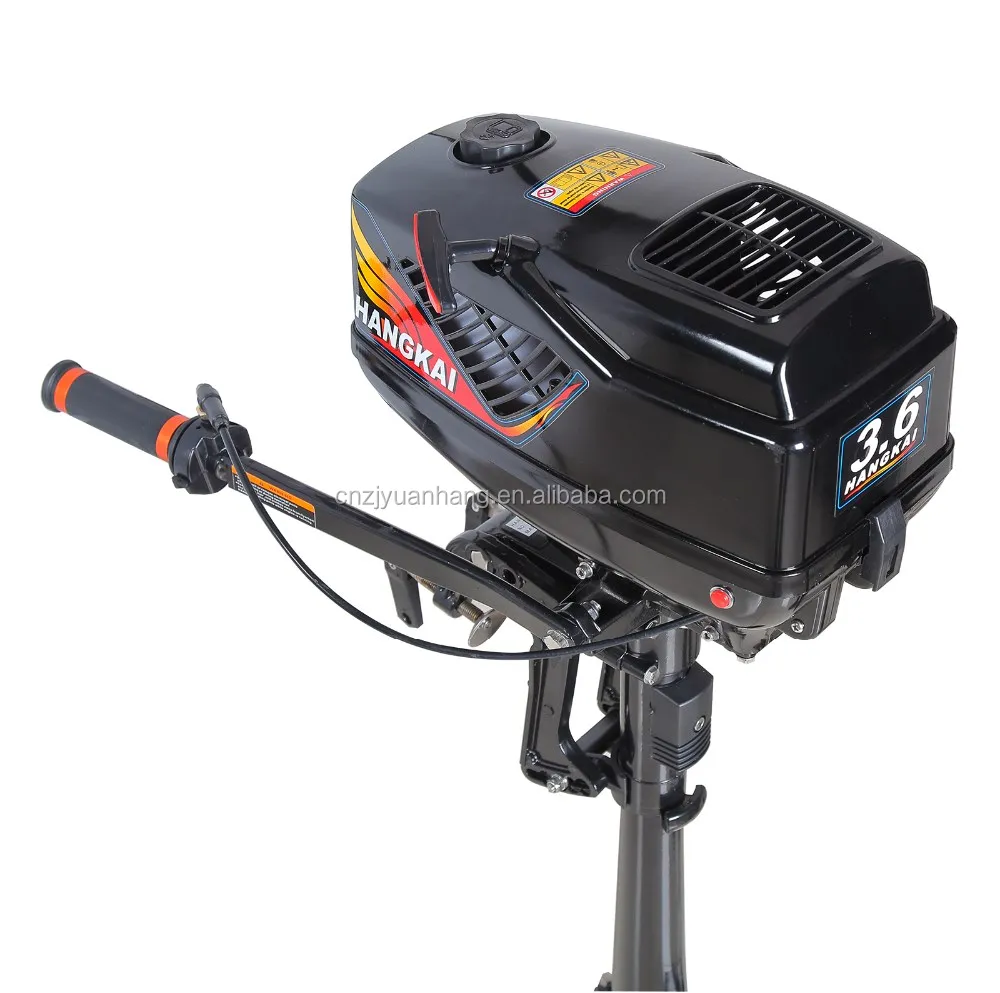 Small Hangkai 2 Stroke 3.6hp Petrol Boat Engine Outboard Motors For ...