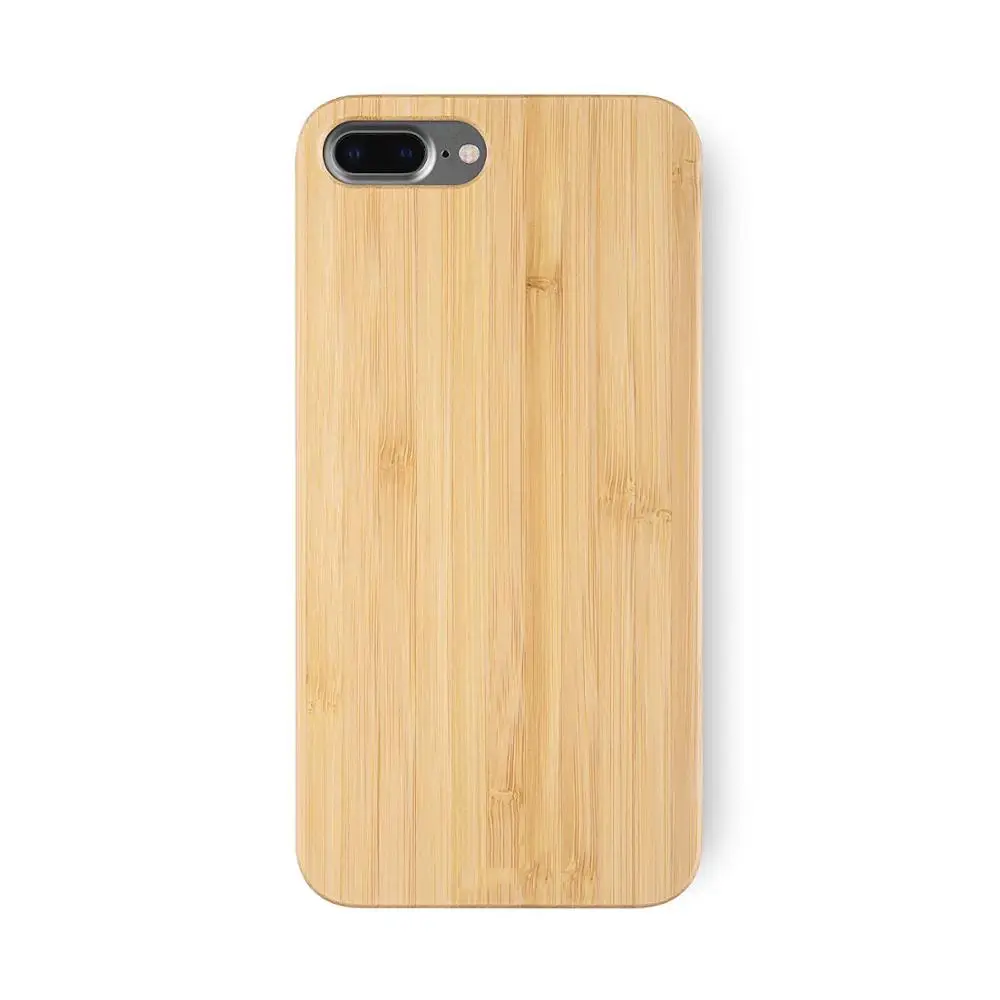 

Wholesale Hot Custom Blank Bamboo Wood Phone Case Back Cover For Iphone 8, 5 colors