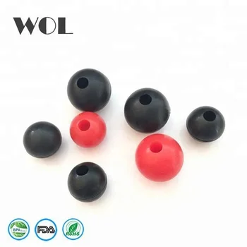 colored rubber balls