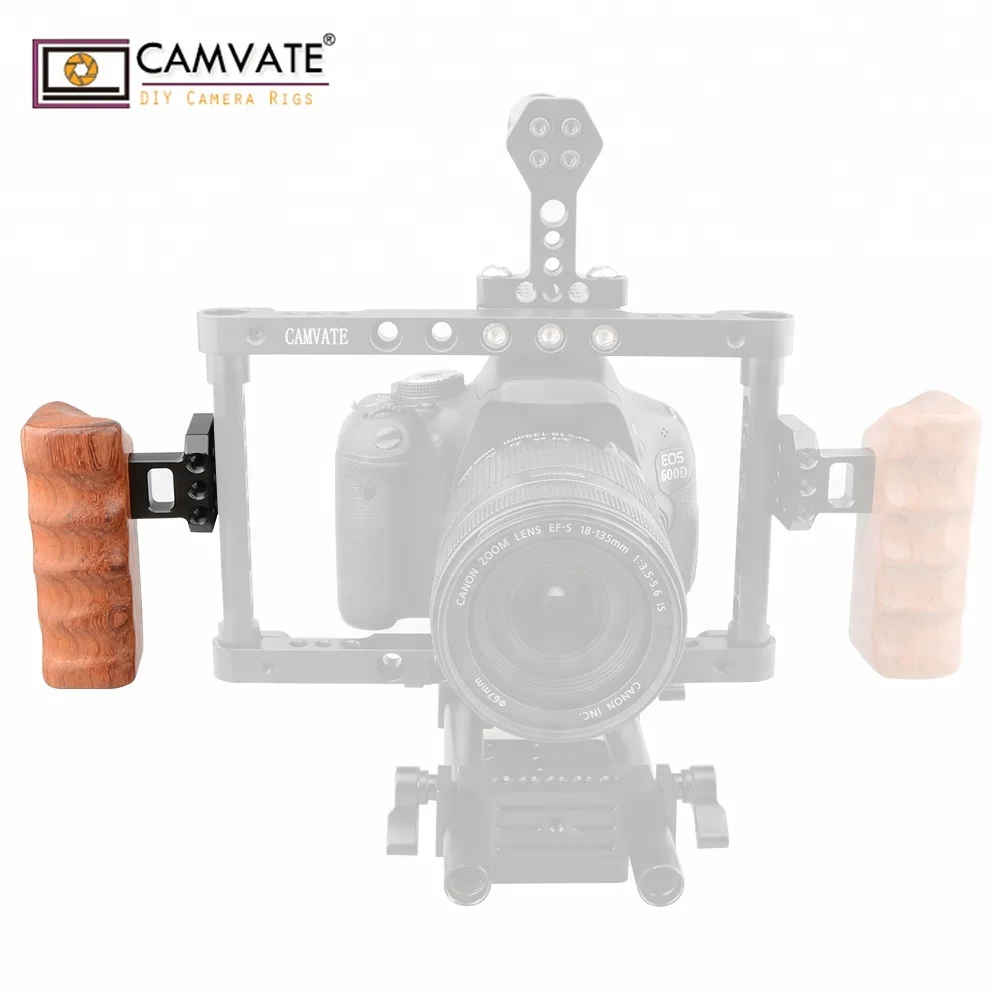 

Ergonomic Wood Digital Camera Hand Grip (Right) for GH Series, As picture