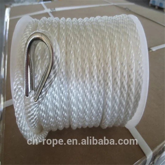 Hot performance customized package and size solid braided polypropylene/ MFP mooring marine rope/ anchor line
