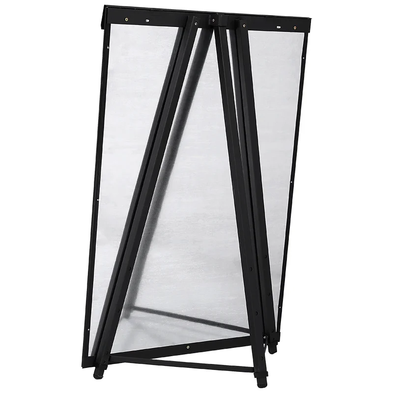 
Standard size black frame metal easel tripod whiteboard flip chart with paper 