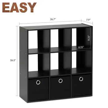 Wooden Decorative Cheap Storage Nine Cube Bookcases For Sale Buy