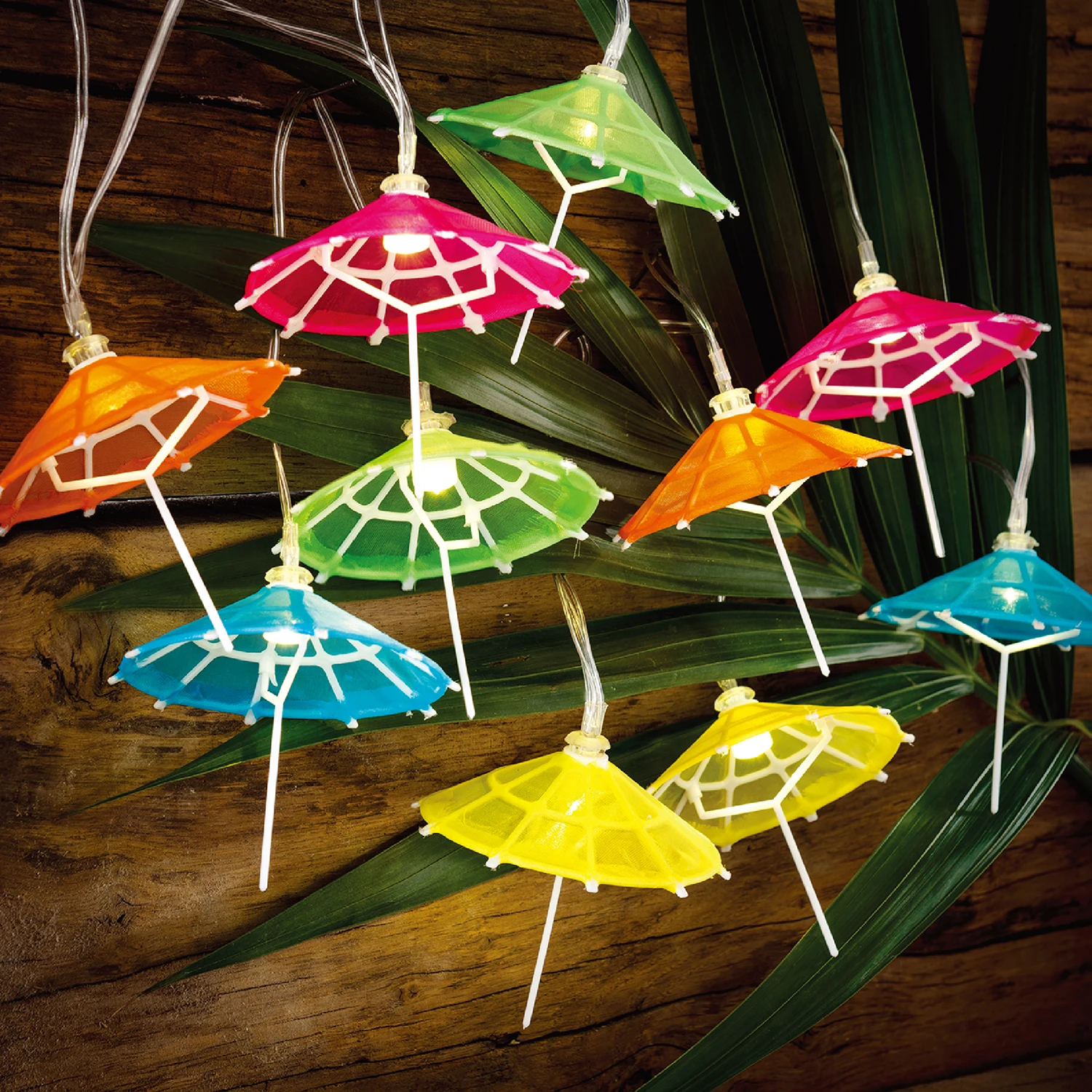 Hot Sell Led Solar Outdoor Parasol Patio Umbrella String Lights