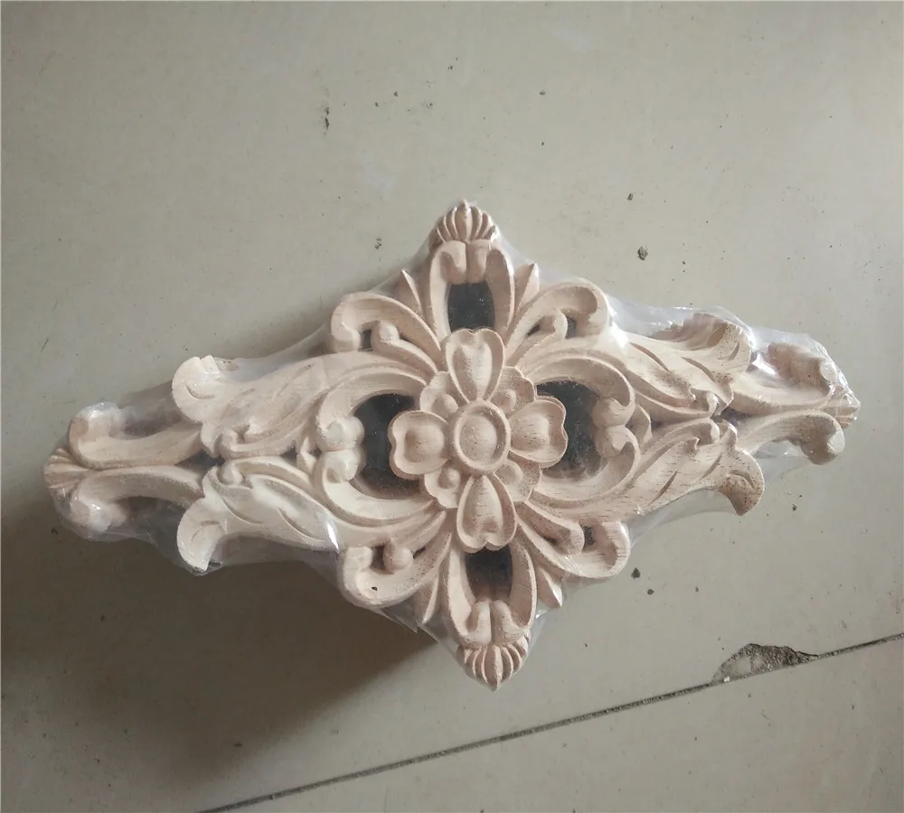 decorative carved wood rosettes applique