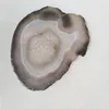 150mm Big size Agate Coaster Cup Mat Natural Sliced Agate Beverage Platter