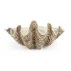Artificial Resin Garden Giant Clam Shells Statue Sea Shell Planter Decor