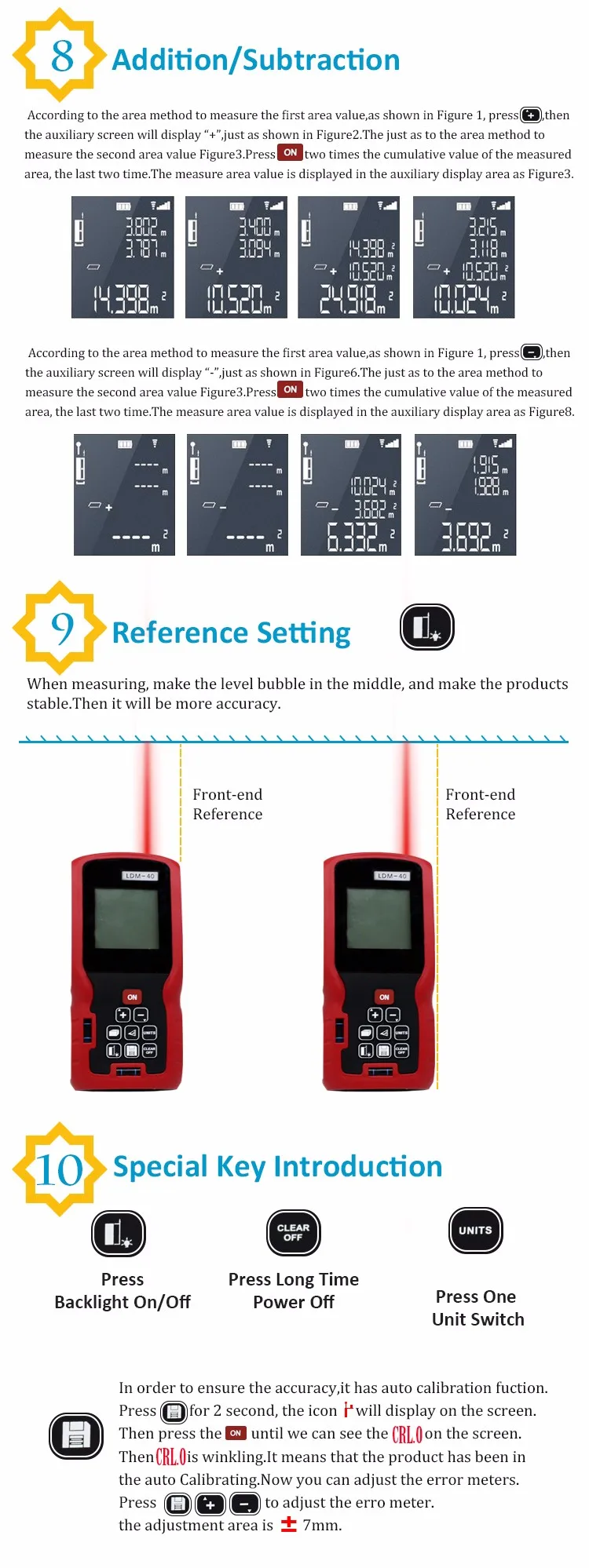 electronic digital laser measurer tape