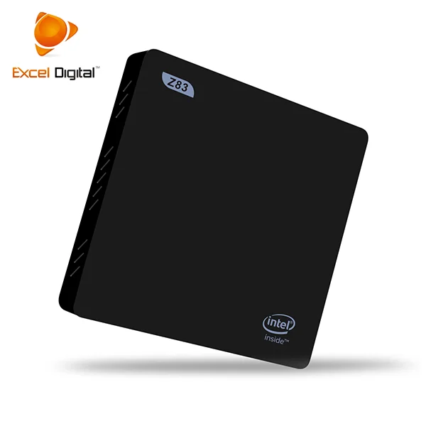 

Excel Digital Launched Z83 II Intel Atom x5-Z8350 Processor 2/32GB Wifi 2.4G+5.8G Linux Mini PC, Black