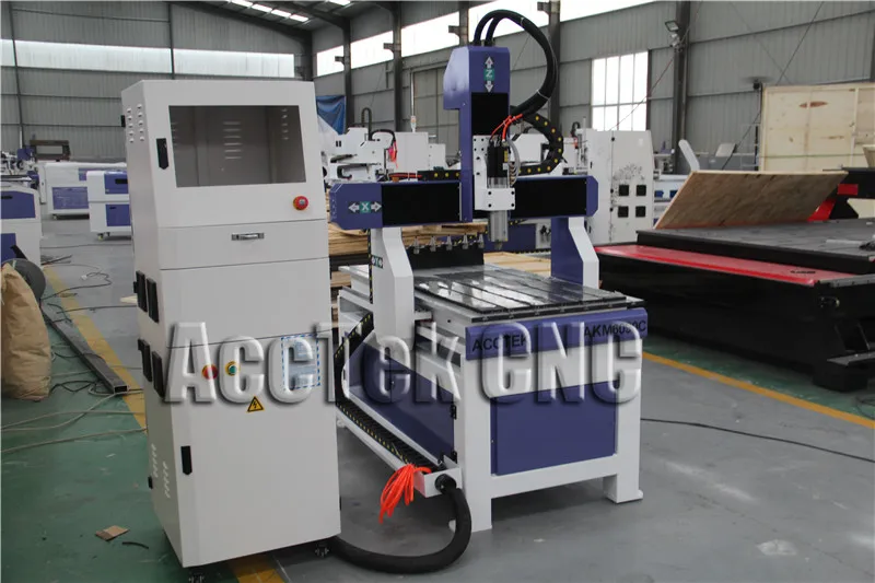 Wood Metal Milling Mould Making CNC Machine ATC CNC Router 6090 3 Axis For Sale With Auto Tool Changer