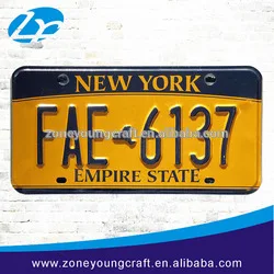 embossed letters metal tag