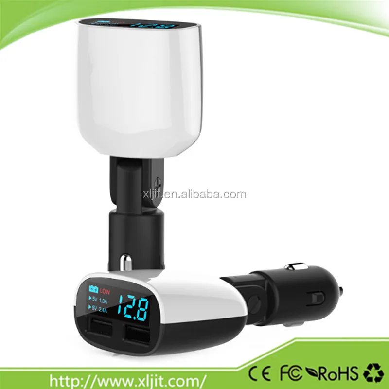 2Port Dual USB LED Display Car Charger For Samsung Galaxy S6