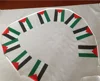 polyester string flag 6" x 9" palestine bunting flag