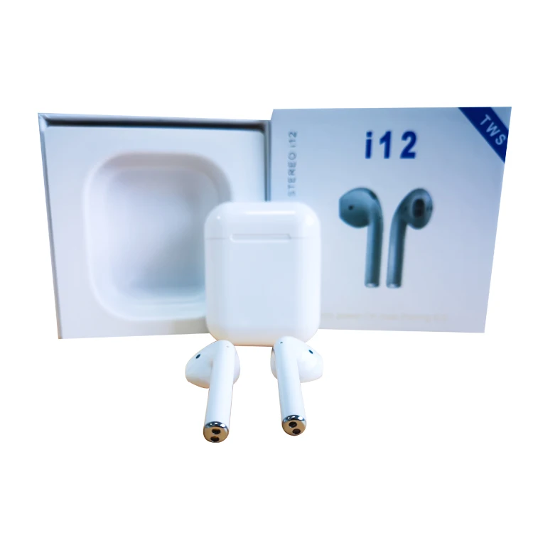 

2019 Original i12 TWS Mini Wireless bests headphones Blue tooth 5.0 Headset gaming headset ear pods PK i20 i30 i60 i80 tws