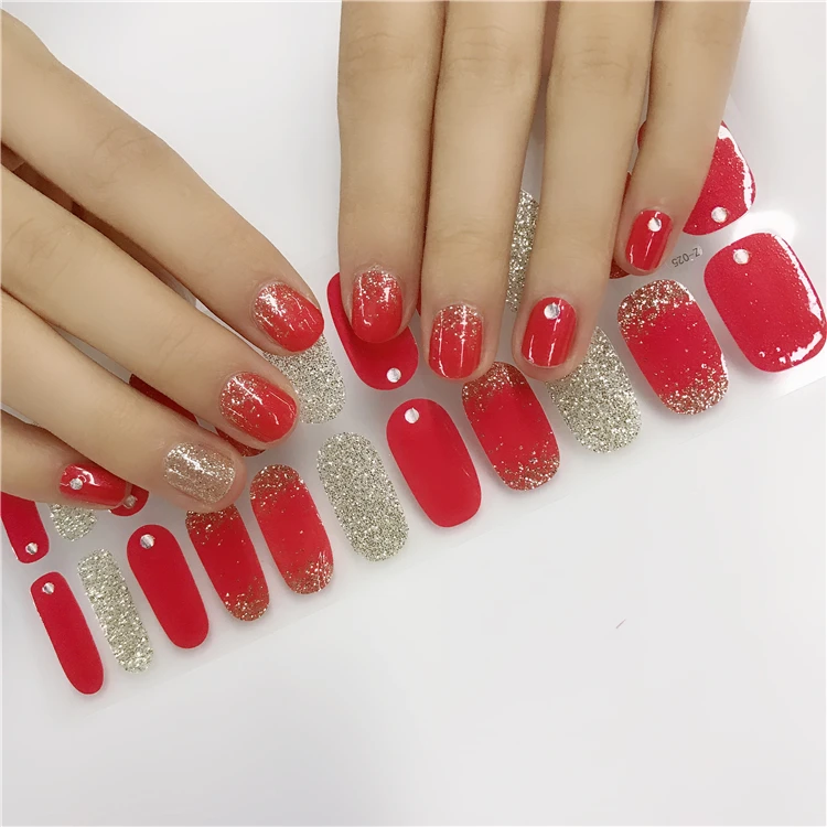 

Custom Beautiful Nail Sticker For Girls Nail Decorate Nail Warp Easy Apply And Remove, Customers' requirements