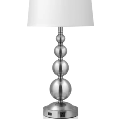 white lamp with balls