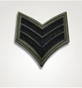 Three stripes patch army rank insignia embroidery patch
