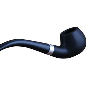 Image of yanzhen Yiwu High Quality Hot Sell Black Sandalwood Smoking Pipe Classical Gift Set,tobacco small wooden pipe 101