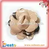 Removable leather flower for shoe decoration and accessory LF0216