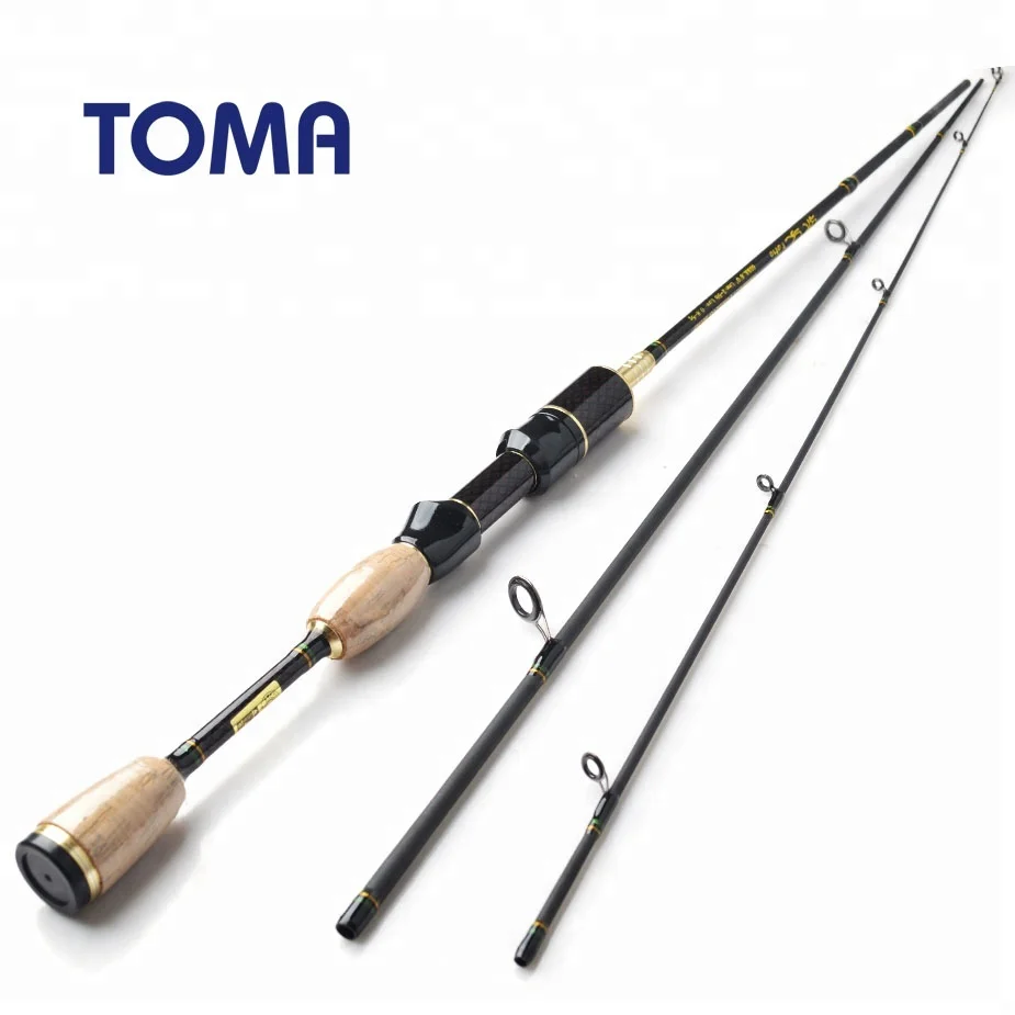 

Factory Wholesale 1.8m 98% Carbon Fiber Spinning Rod Ultralight Baitcasting