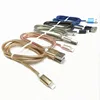 In stock 1m spring coiled Micro usb data cable aluminum cable wire