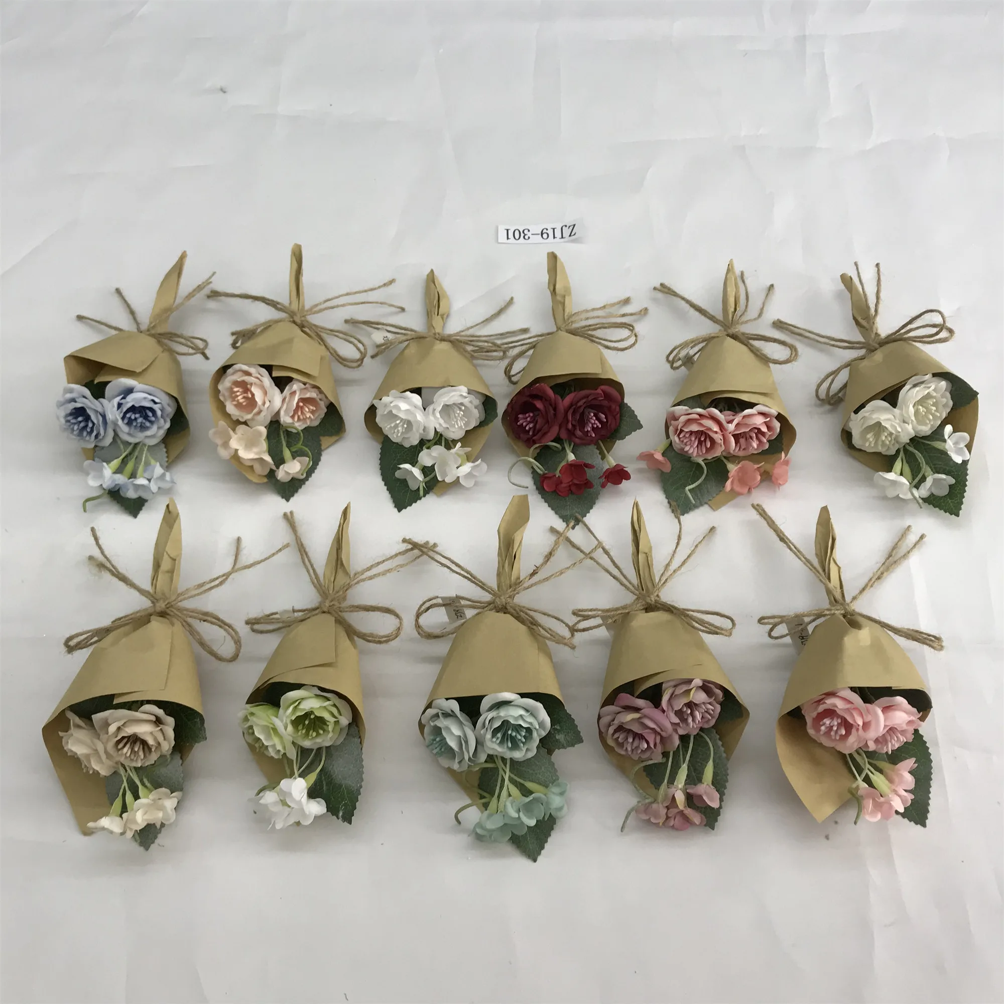Artificial Flower Mini Bouquet Flower High Quality Artificial Flowers