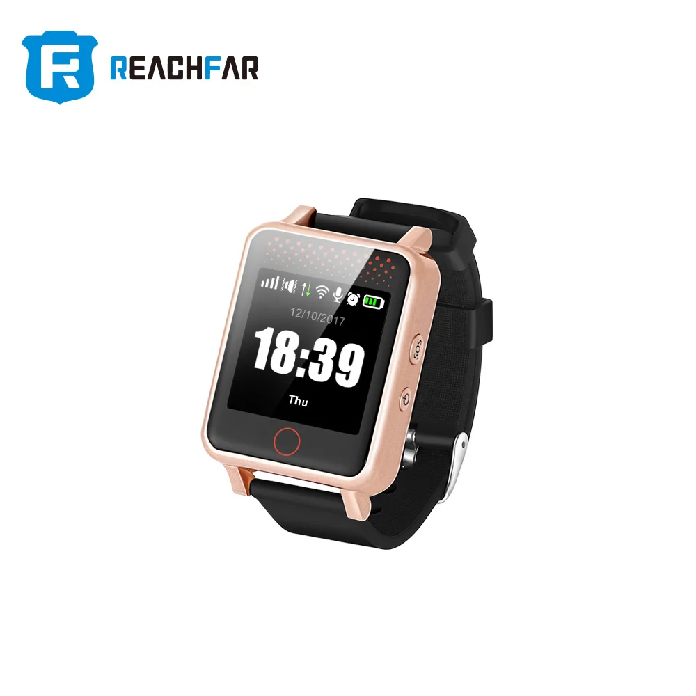 

REACHFAR Touch Screen SOS WIFI Waterproof IP67 Mobile Sport Running Anti-Lost Kids Smart Tracking GPS Watch For Elderly