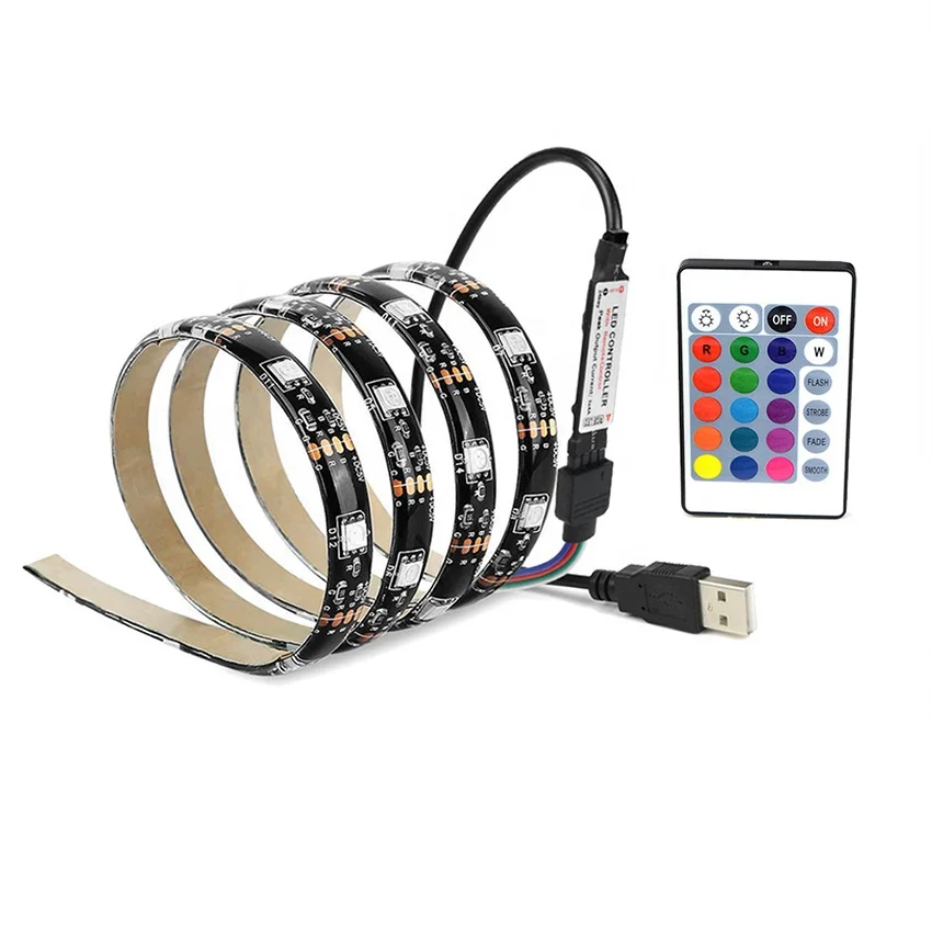 USB TV Led Strip, Minger-Lighting TV Backlight, SMT 5050 RGB Multi Color Rope Light for TV