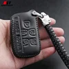 Personalized car key cover handmade smart car key bag for LAND ROVER customized leather auto key wallets for JAGUAR