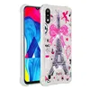 Water defender tower print tpu liquid quicksand protective cover case For Samsung M10