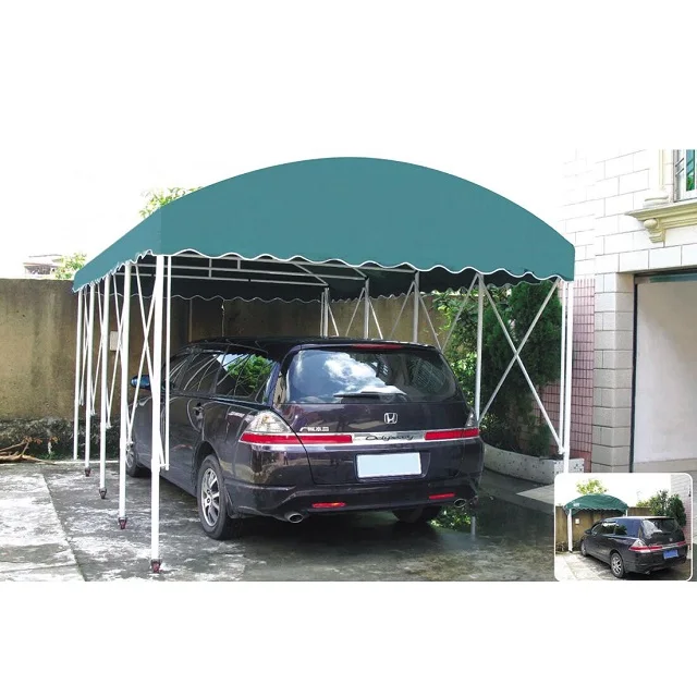 

Outdoor Car shelter Garage Canopy Used Waterproof Movable Portable Folding Car Parking Shed Tent