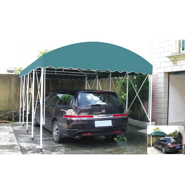 Outdoor Car Shelter Garage Canopy Used Waterproof Movable Portable