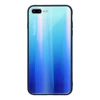 New design tempered glass phone case for iphone 8 , shockproof mobile phone shell with column light for iphone X 2018