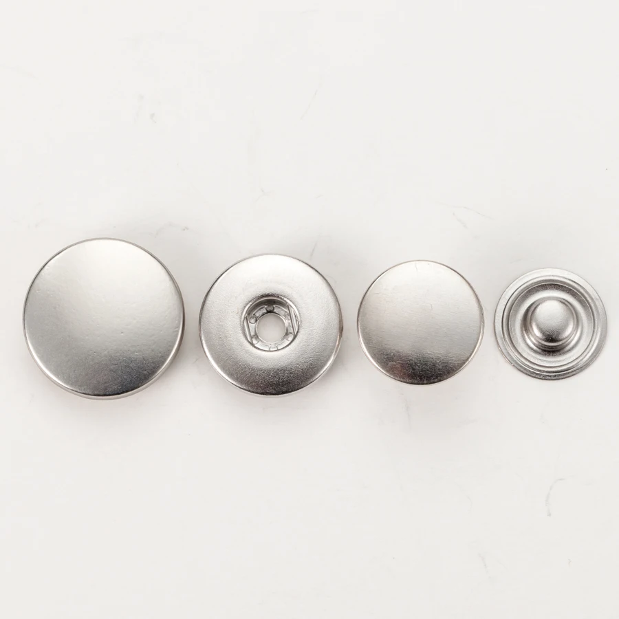 

Wholesale custom shiny nickel silver dome cap press alloy metal snap buttons, As per your required color