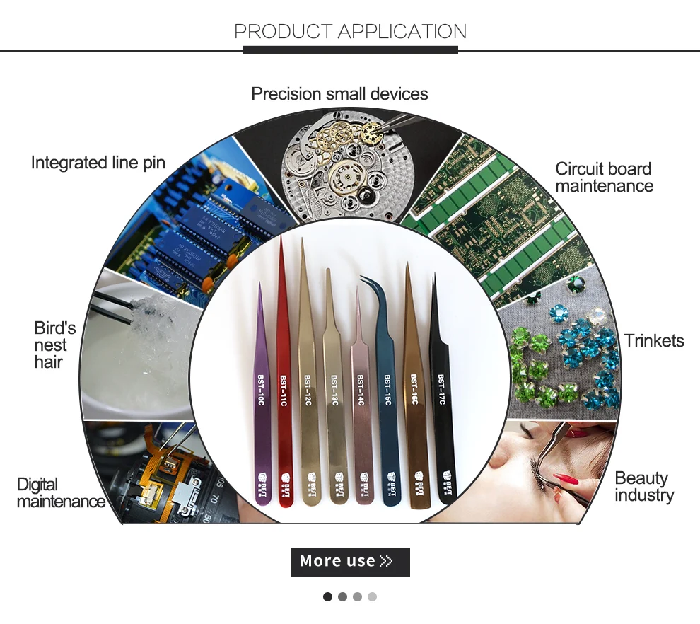 Best surgical stainless steel tweezers, red tweezers