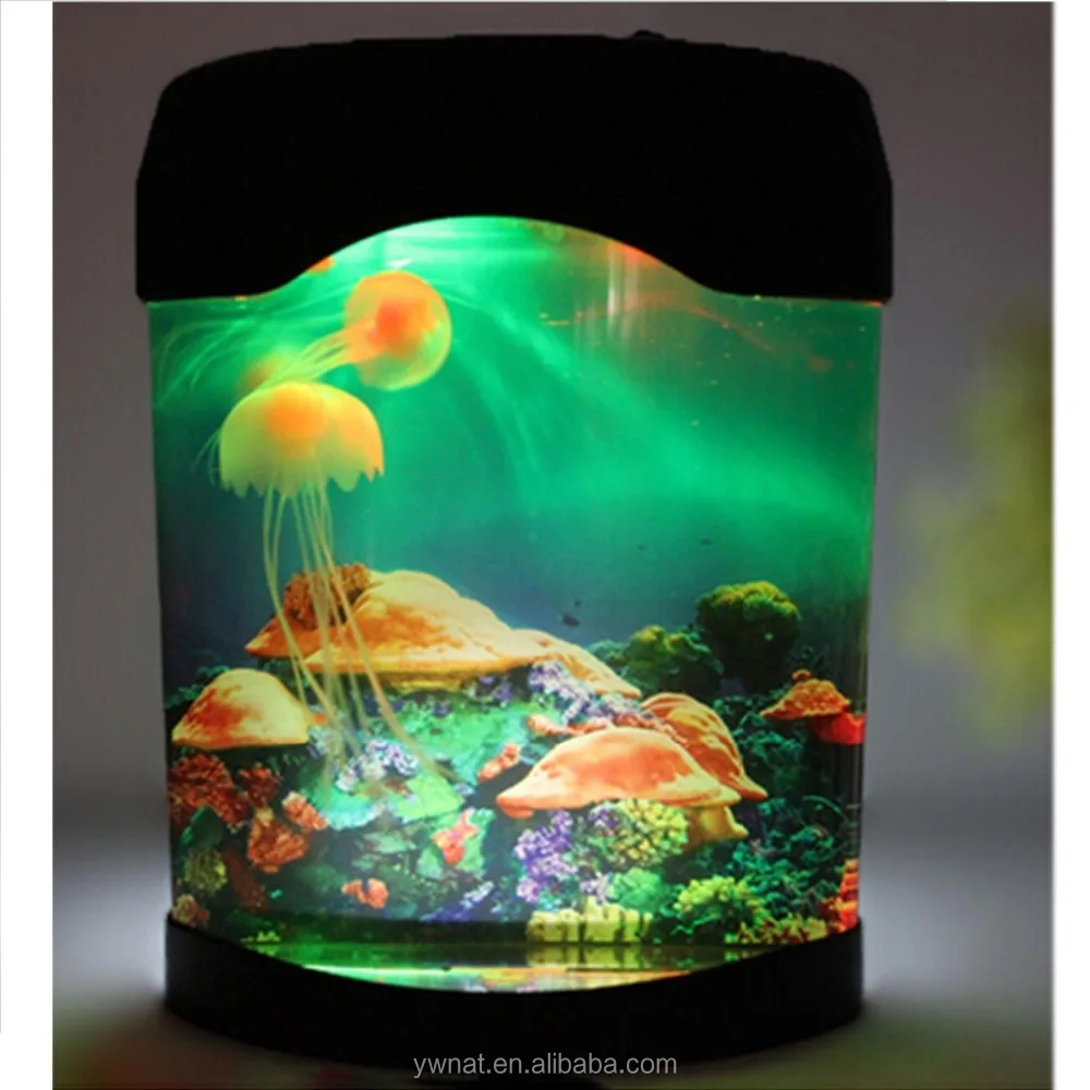 fake jellyfish tank aquarium